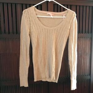 Victoria’s Secret lightweight sweater/top S/P sand color